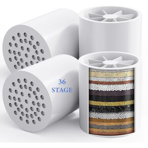 Veoryfly 4 Pack 36 Stage Shower Filter Replacement Cartridge - Balance In Filtration A... Veoryfly 4 Pack 36 Stage Shower Filter Replacement Cartridge - Balance In Filtration A...