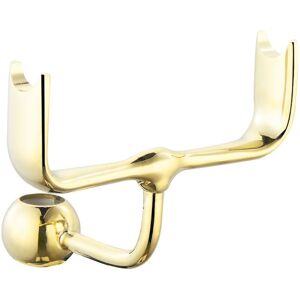 Rigid Riser Rail Shower Pole Telephone Style Bracket Gold Solid Brass Enki B12 Rigid Riser Rail Shower Pole Telephone Style Bracket Gold Solid Brass Enki B12