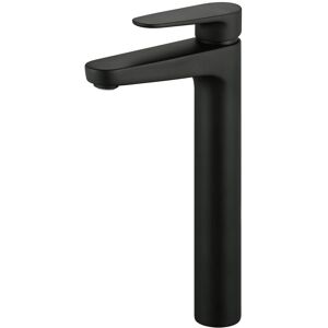 Goodhome Bathroom Basin Tap Mono Mixer Single Lever Tall Matt Black Round Waste Modern Goodhome Bathroom Basin Tap Mono Mixer Single Lever Tall Matt Black Round Waste Modern