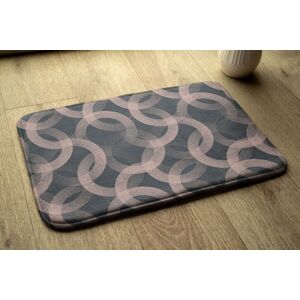 Tulup Bathroom Rug Anti-Slip Super Soft Absorbent - 75x45 Cm Circles Abstract Tulup Bathroom Rug Anti-Slip Super Soft Absorbent - 75x45 Cm Circles Abstract