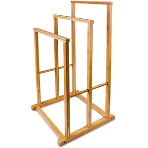 Relaxdays Towel Rail Clothes Valet Stand Lightweight Towel Rack Bamboo Towel Holder Relaxdays Towel Rail Clothes Valet Stand Lightweight Towel Rack Bamboo Towel Holder