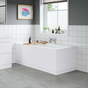 Affine Modern Bathroom 1700 Front & 750 End Bath Panel Pack 18mm Mdf White Gloss Plinth Affine Modern Bathroom 1700 Front & 750 End Bath Panel Pack 18mm Mdf White Gloss Plinth