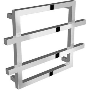 Reina Lago 2 Designer Heated Towel Rail 450mm H X 600mm W Chrome Reina Lago 2 Designer Heated Towel Rail 450mm H X 600mm W Chrome