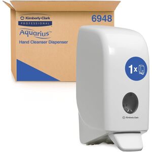 Kimberly-Clark Aquarius Hand Cleanser Dispenser 6948-1 X White Wall Mounted Hand Wash Dispense Kimberly-Clark Aquarius Hand Cleanser Dispenser 6948-1 X White Wall Mounted Hand Wash Dispense