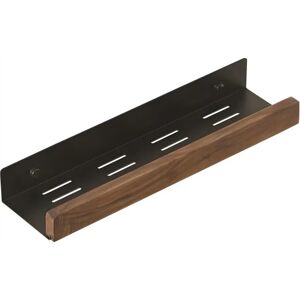 Sodial 3x(Black Walnut Wood Bathroom Storage Rack Wall Mounted Light Luxury Living5473 Sodial 3x(Black Walnut Wood Bathroom Storage Rack Wall Mounted Light Luxury Living5473