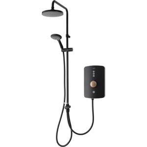 Triton Showers Reamdu99 Amala Metallic Duelec Shower Electric 9.5kw Black Triton Showers Reamdu99 Amala Metallic Duelec Shower Electric 9.5kw Black