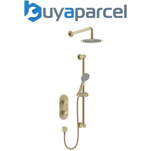 Bristan Saffron Brushed Brass Concealed Dual Control Shower Pack Bristan Saffron Brushed Brass Concealed Dual Control Shower Pack