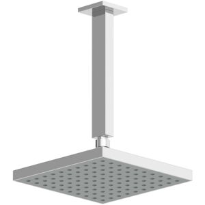 Architeckt Ceiling Modern Drencher Head 200mm Chrome Square Rainfall Fixed Shower Arm Architeckt Ceiling Modern Drencher Head 200mm Chrome Square Rainfall Fixed Shower Arm