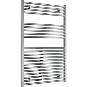 Reina Diva Straight Heated Towel Rail 1200mm H X 750mm W Chrome Reina Diva Straight Heated Towel Rail 1200mm H X 750mm W Chrome