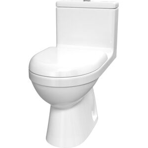 Willesden Bathrooms Modern White Close Coupled Toilet One Piece With Seat & Cistern Willesden Bathrooms Modern White Close Coupled Toilet One Piece With Seat & Cistern