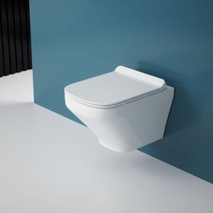 Durovin Bathrooms Wall Hung Rimless Toilet - Modern Ceramic Design Durovin Bathrooms Wall Hung Rimless Toilet - Modern Ceramic Design