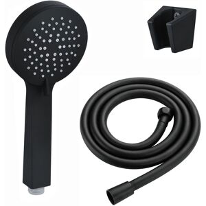 Handheld Shower Head Hose Kit 3-Function High Pressure Modern Black Enki Eh023 Handheld Shower Head Hose Kit 3-Function High Pressure Modern Black Enki Eh023