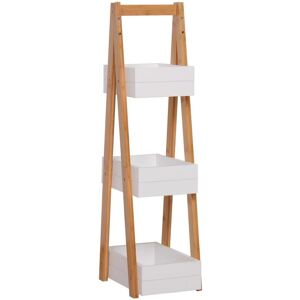 Homcom 3 Tier A Frame Bathroom Shower Caddy Storage Unit Shelving Organizer Homcom 3 Tier A Frame Bathroom Shower Caddy Storage Unit Shelving Organizer