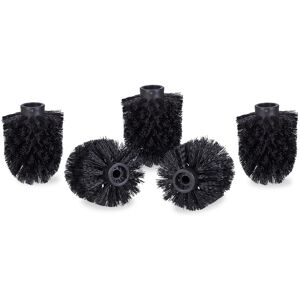 RELAXDAYS Toilet Brush Replacement Heads - 40 pcs - Black RELAXDAYS Toilet Brush Replacement Heads - 40 pcs - Black