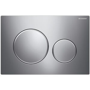 Geberit Sigma20 Dual Flush Plate Actuator Brushed/matt Chrome - 115.882.Kh.1 Geberit Sigma20 Dual Flush Plate Actuator Brushed/matt Chrome - 115.882.Kh.1