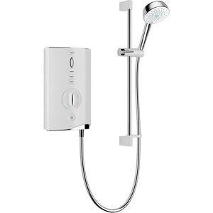 Mira Sport Max Airboost White Electric Shower, 9kw 4-Spray Pattern Mira Sport Max Airboost White Electric Shower, 9kw 4-Spray Pattern