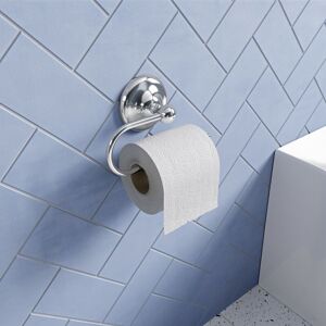 Croydex Flexi-Fix Chrome Toilet Roll Holder - Grosvenor Croydex Flexi-Fix Chrome Toilet Roll Holder - Grosvenor