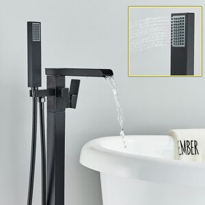 Rozin Black Freestanding Bathroom Taps Floor Mounted Bath Taps Shower Bathtub Faucet Rozin Black Freestanding Bathroom Taps Floor Mounted Bath Taps Shower Bathtub Faucet