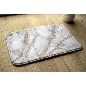 Tulup Non-Slip Absorbent Bath Shower Mat Bathroom Rug - 75x45 Cm - Grey Marble Tulup Non-Slip Absorbent Bath Shower Mat Bathroom Rug - 75x45 Cm - Grey Marble