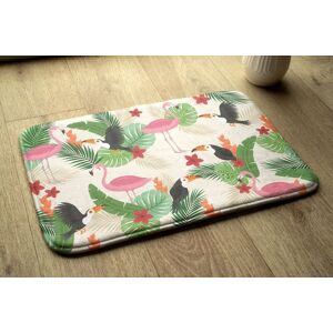 Tulup Bathroom Rug Anti-Slip Super Soft Absorbent - 90x60 Cm - Birds Flamingos Tulup Bathroom Rug Anti-Slip Super Soft Absorbent - 90x60 Cm - Birds Flamingos