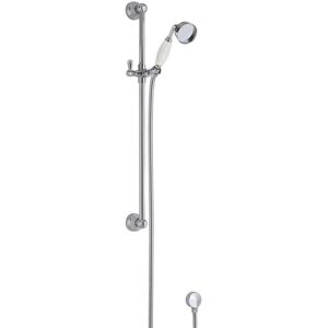 Nuie Shower Slide Rail Kit Hose & Handset White Ceramic Bathroom Shower Kit Nuie Shower Slide Rail Kit Hose & Handset White Ceramic Bathroom Shower Kit