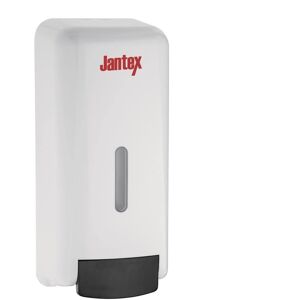 Jantex Wall-Mounted Liquid Soap And Hand Sanitiser Dispenser 1 Litre, White, Do Jantex Wall-Mounted Liquid Soap And Hand Sanitiser Dispenser 1 Litre, White, Do