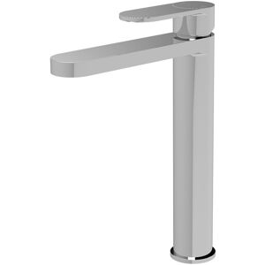 Aquari Merano Contour Chrome High Rise Fluted Basin Mixer Tap - Basin Mixer Tap Aquari Merano Contour Chrome High Rise Fluted Basin Mixer Tap - Basin Mixer Tap
