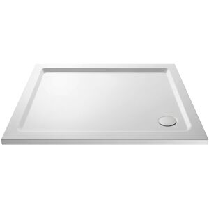 Nuie Pearlstone White Rectangular Shower Tray 900mm X 800mm Nuie Pearlstone White Rectangular Shower Tray 900mm X 800mm