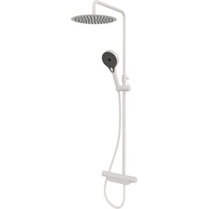 Aqualisa Midas 220 Shower Column In Matt White Aqualisa Midas 220 Shower Column In Matt White