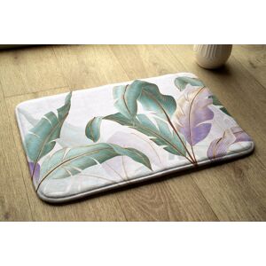Tulup Non-Slip Absorbent Bath Shower Mat Bathroom Rug - 75x45 Cm - Leaves Tulup Non-Slip Absorbent Bath Shower Mat Bathroom Rug - 75x45 Cm - Leaves
