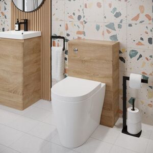 Regis Bathroom Toilet Wc Concealed Cistern Unit Pan Soft Close Seat Wood Effect 500mm Regis Bathroom Toilet Wc Concealed Cistern Unit Pan Soft Close Seat Wood Effect 500mm