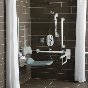 Armitage Shanks Contour 21 Shower Room Doc M Pack With Grab Rail - White Armitage Shanks Contour 21 Shower Room Doc M Pack With Grab Rail - White