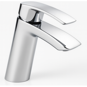 Evg Waterfall Mono Basin Mixer Tap Chrome - Single Lever Modern Bathroom Tap Evg Waterfall Mono Basin Mixer Tap Chrome - Single Lever Modern Bathroom Tap