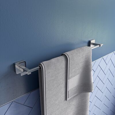 Croydex - Flexi-Fix Towel Rail Bar - Chrome - 67cm - Towel Rail Croydex - Flexi-Fix Towel Rail Bar - Chrome - 67cm - Towel Rail