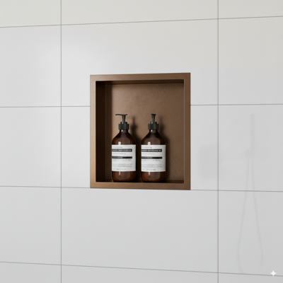 Nwt Direct 30cm Bathroom Shower Niche 304 Stainless Steel Recessed Storage Shelves Bronze Nwt Direct 30cm Bathroom Shower Niche 304 Stainless Steel Recessed Storage Shelves Bronze