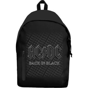 Ac/dc Back In Black Graphic Daypack Backpack One Size Ac/dc Back In Black Graphic Daypack Backpack One Size
