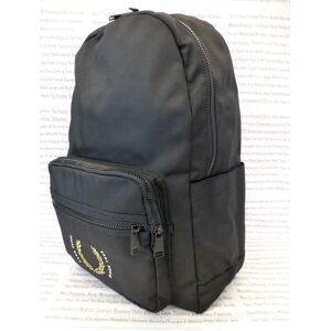 Fred Perry Backpack Mens Lauren Wreath Large Rucksack Black Pique Laptop Bag New Fred Perry Backpack Mens Lauren Wreath Large Rucksack Black Pique Laptop Bag New