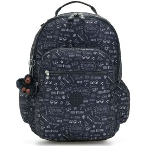 Kipling Seoul Go Large Backpack - Scribble Outline Rrp £93 Kipling Seoul Go Large Backpack - Scribble Outline Rrp £93
