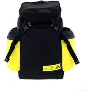 adidas Backpack Rucksack Black Yellow Bottle Pocket Bm4545 Rrp £43 adidas Backpack Rucksack Black Yellow Bottle Pocket Bm4545 Rrp £43