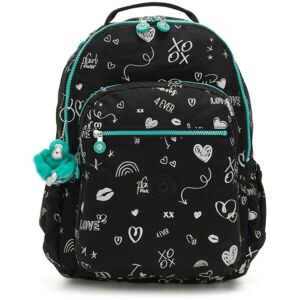 Kipling Seoul Go Large Backpack - Girl Doodle Rrp £93 Kipling Seoul Go Large Backpack - Girl Doodle Rrp £93