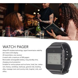Watch Pager 20 Call Buttons Lcd Display Rechargeable Wireless Watch Calling Watch Pager 20 Call Buttons Lcd Display Rechargeable Wireless Watch Calling
