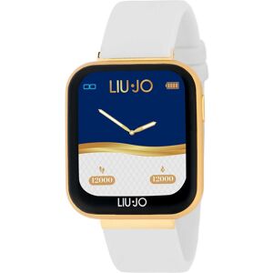 Smartwatch Liu Jo Luxury Voice Swlj109 Silicone White Golden Touchscreen Smartwatch Liu Jo Luxury Voice Swlj109 Silicone White Golden Touchscreen