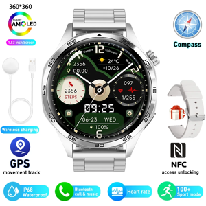 Does Not Apply Smart Watch 5 Pro Gps Nfc Smartwatch Men 360*360 Amoled Screen Heart Rate Monito Does Not Apply Smart Watch 5 Pro Gps Nfc Smartwatch Men 360*360 Amoled Screen Heart Rate Monito