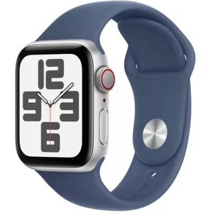 Apple Watch Se Gps + Cellular 40mm Small / Medium Sport Band Silver Blue Apple Watch Se Gps + Cellular 40mm Small / Medium Sport Band Silver Blue