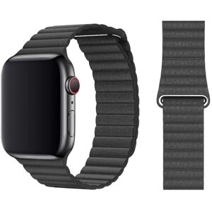 Apple Genuine Leather Loop Watch Strap 44mm 45mm 46mm 49mm Large Black Official Apple Genuine Leather Loop Watch Strap 44mm 45mm 46mm 49mm Large Black Official