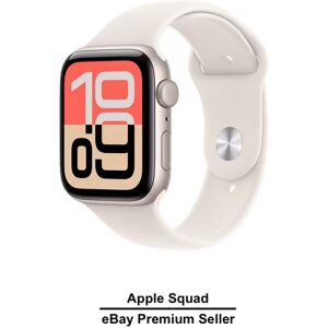 Apple Watch Se 3 Gps 40mm Starlight Sport Band Small Medium New Sealed Rrp:£219 Apple Watch Se 3 Gps 40mm Starlight Sport Band Small Medium New Sealed Rrp:£219