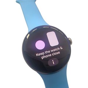 Google Pixel Watch 2 4g 41mm ✔ Silver Case Bay Blue Silicone Strap • Ga05028-Gb Google Pixel Watch 2 4g 41mm ✔ Silver Case Bay Blue Silicone Strap • Ga05028-Gb