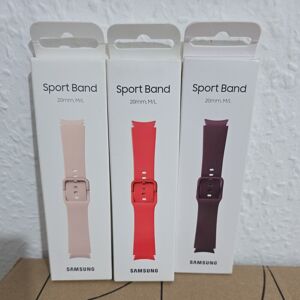 Official Samsung Sports Band 20mm Band×3 For Galaxywatch 4/5 M/l Each1 £45 Official Samsung Sports Band 20mm Band×3 For Galaxywatch 4/5 M/l Each1 £45