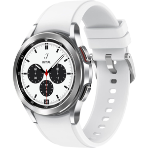 SAMSUNG Galaxy Watch4 Classic 42mm Sm-R880 Silver Smartwatch - A++ Pristine SAMSUNG Galaxy Watch4 Classic 42mm Sm-R880 Silver Smartwatch - A++ Pristine
