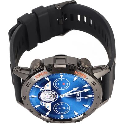 `black Outdoor Smartwatch With Speaker Waterproof Dustproof Lcd Bt Intelligen `black Outdoor Smartwatch With Speaker Waterproof Dustproof Lcd Bt Intelligen